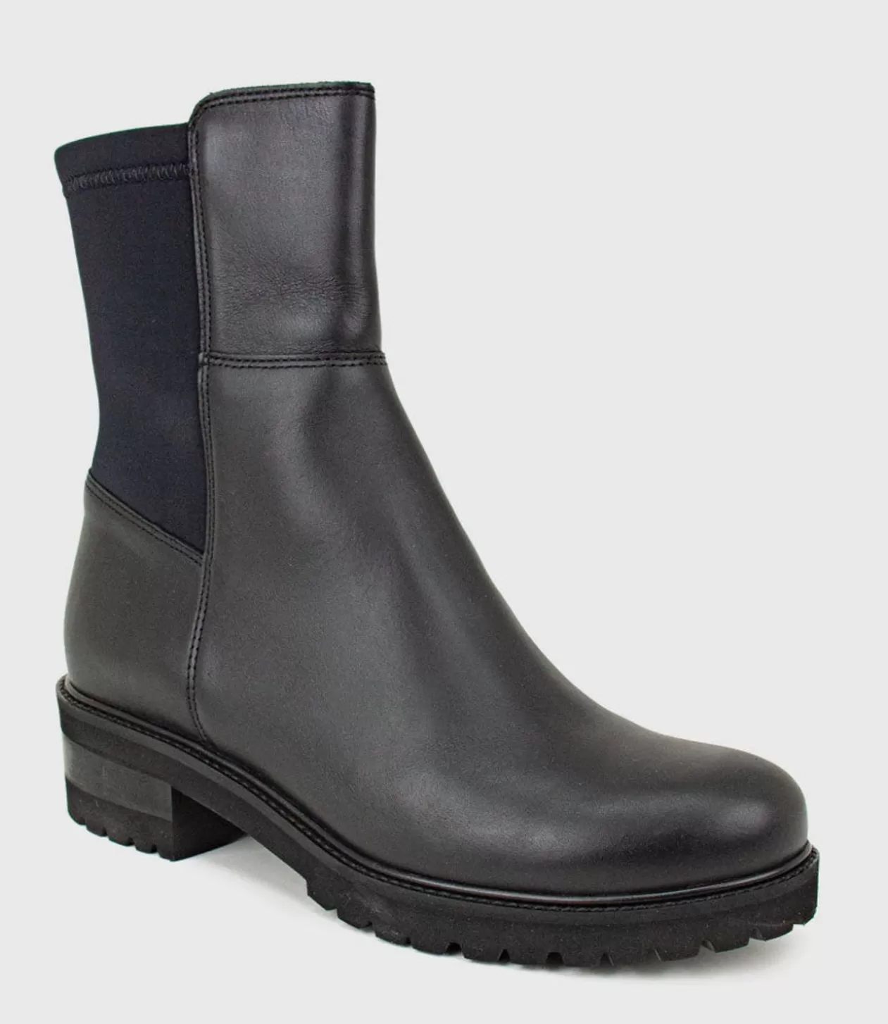 Edward Meller La Canadienne<Calista Elastic Back Flat Ankle Boot In Black