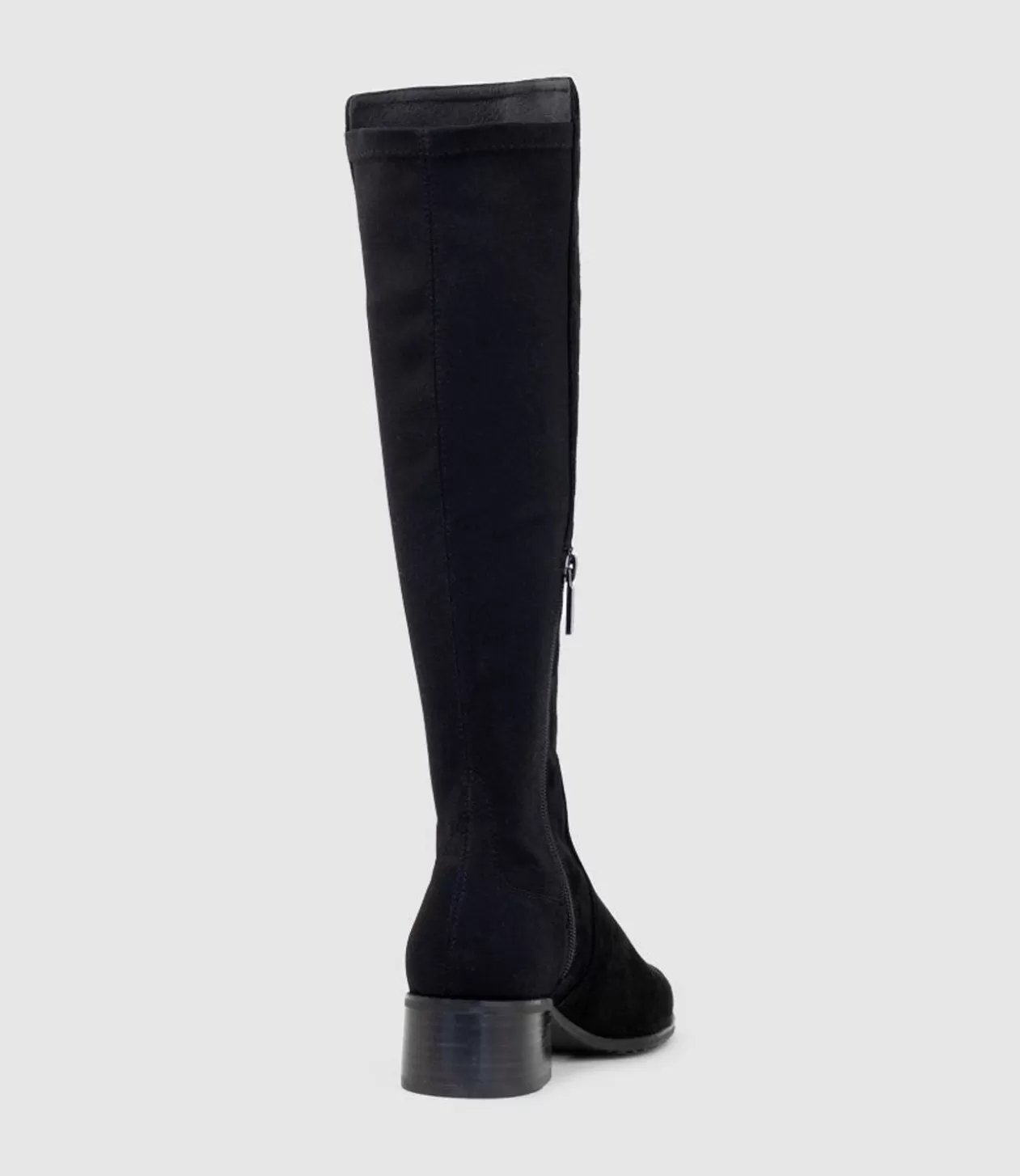Edward Meller Long Boots<Vara40 Half And Half Knee High Boot In Black Suede