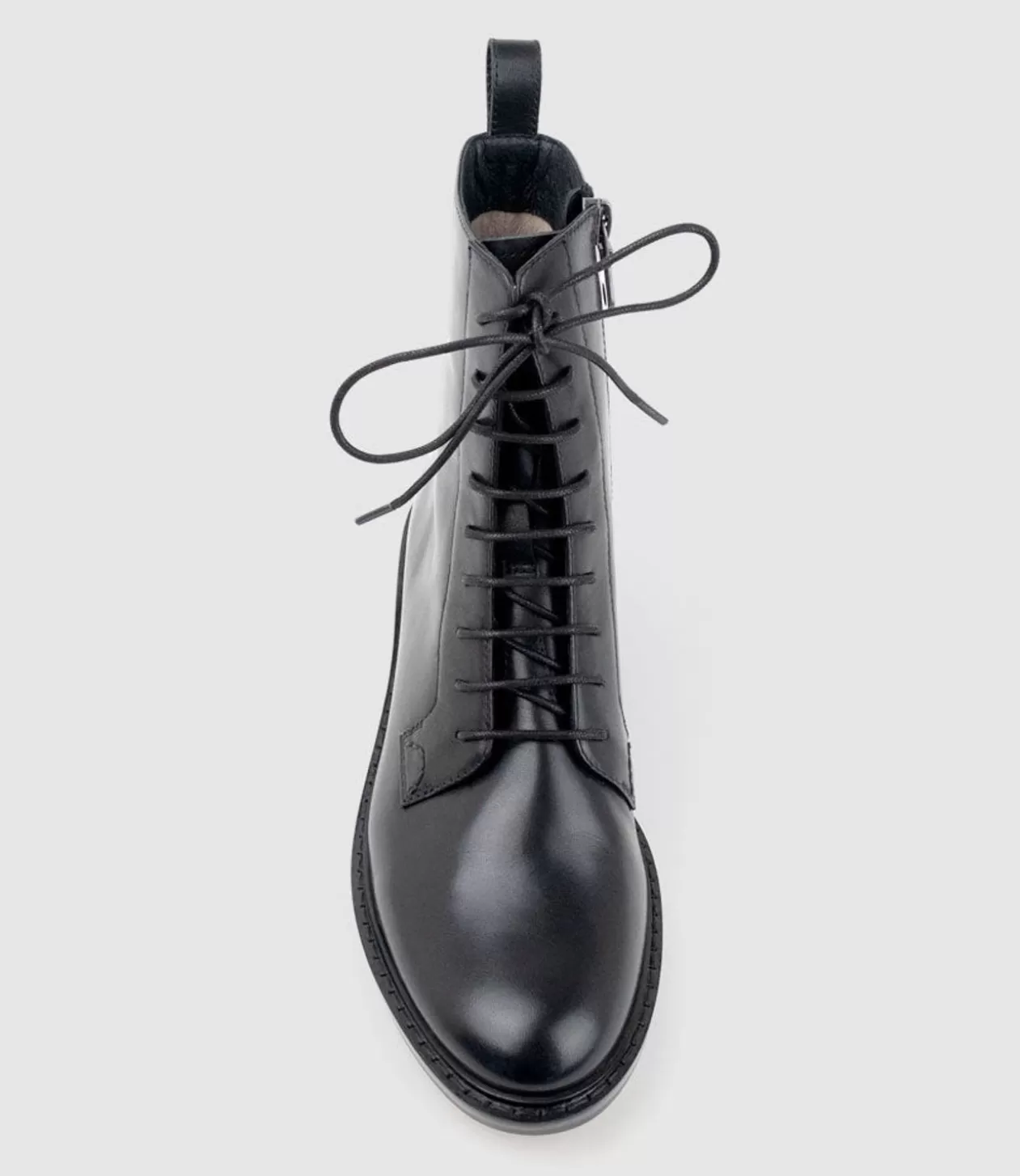 Edward Meller Ankle Boots<Windsor30 Lace Up Ankle Boot In Black Waxy Calf